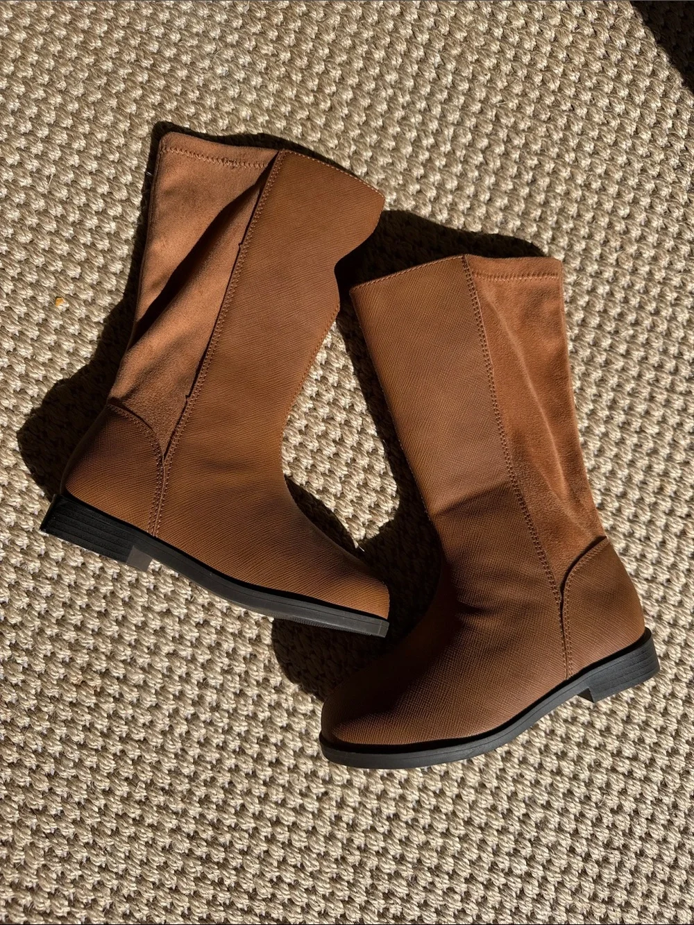 GAP Kids Hirls Mid-Calf Brown Camel Casual Boots size 12